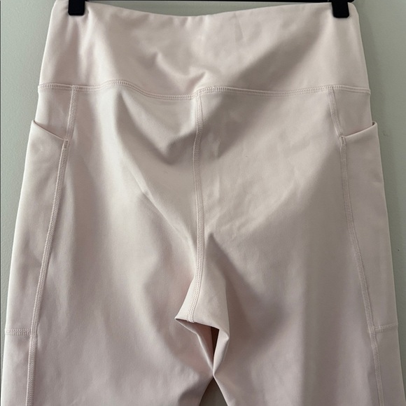 Girlfriend Collective High Rise Pocket Crop Leggings Blush Size M - Picture 6 of 9